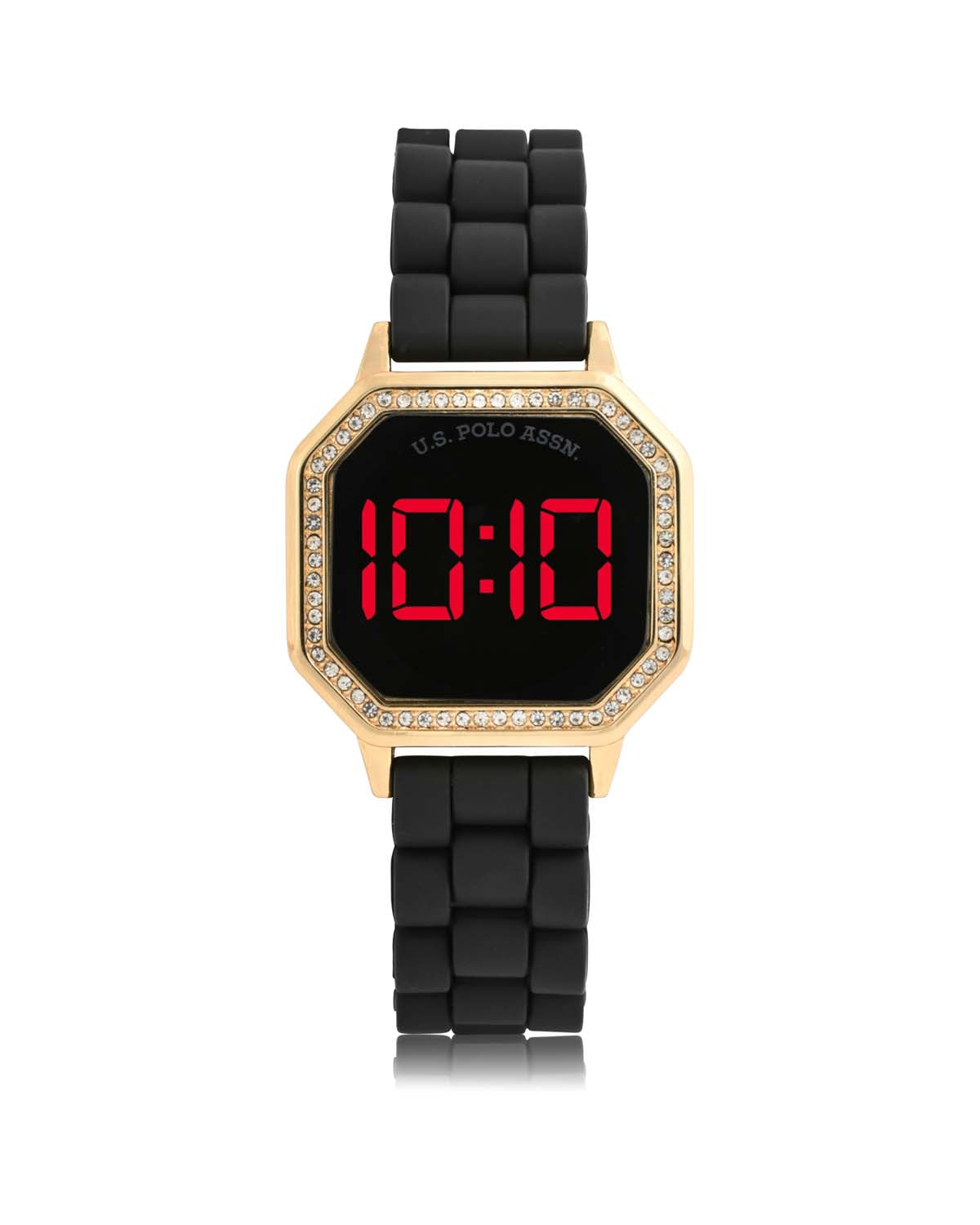 Women's LED Watch & Stackable Bracelet Set - Stylish Gift