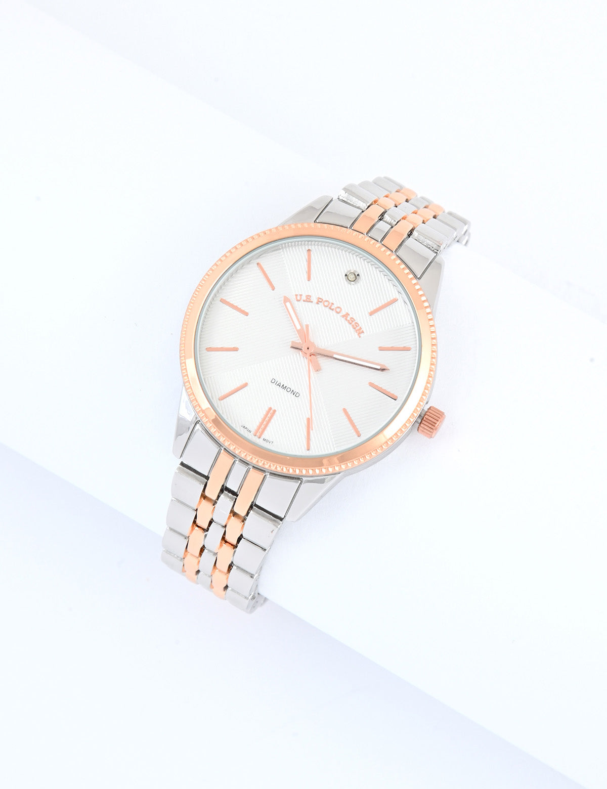 Women's Two-Tone Watch & Bracelet Set - Elegant Jewelry Gift
