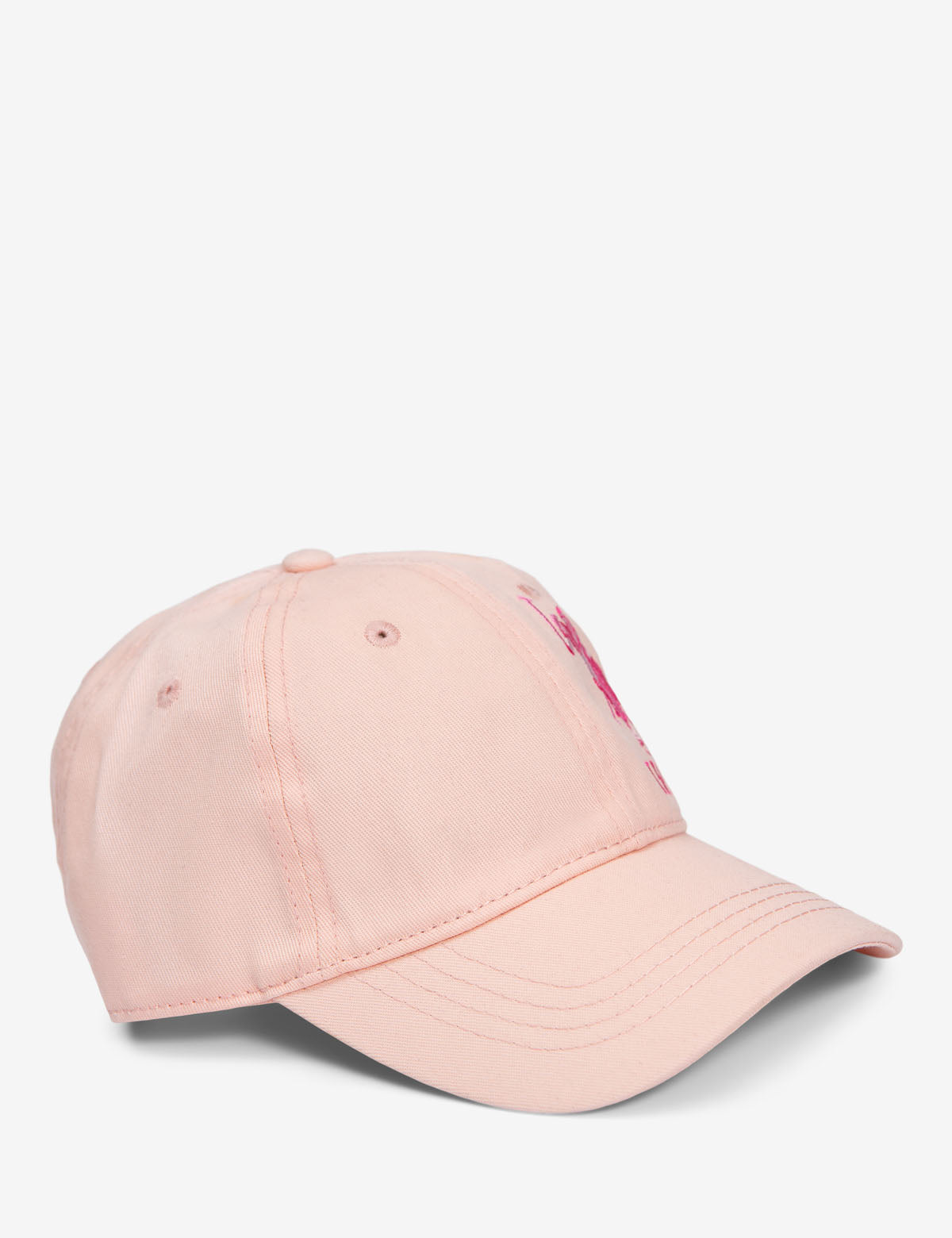 Pink Logo Baseball Cap with Adjustable Strap
