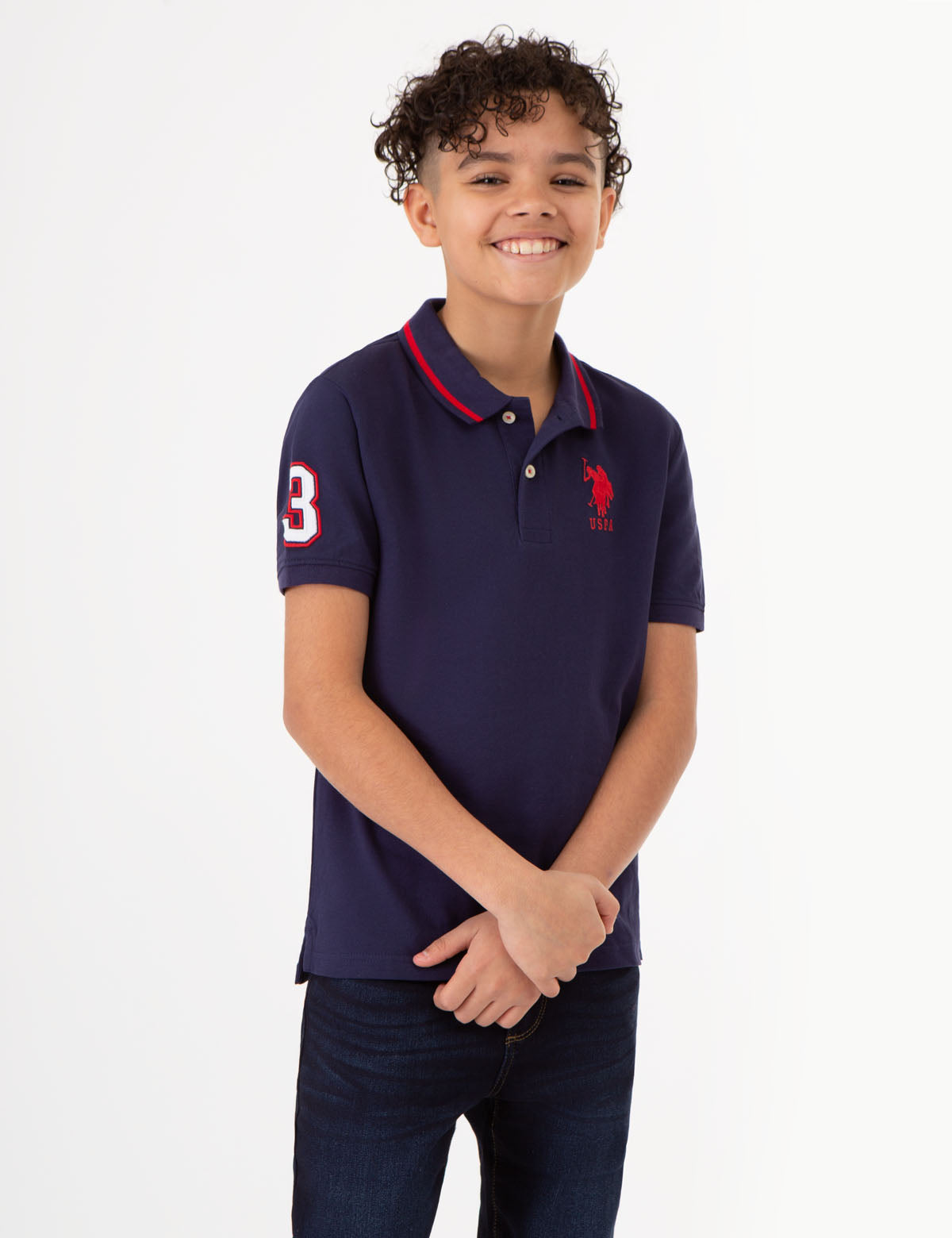 Boys Solid Pique Polo Shirt - Comfortable Cotton Fit