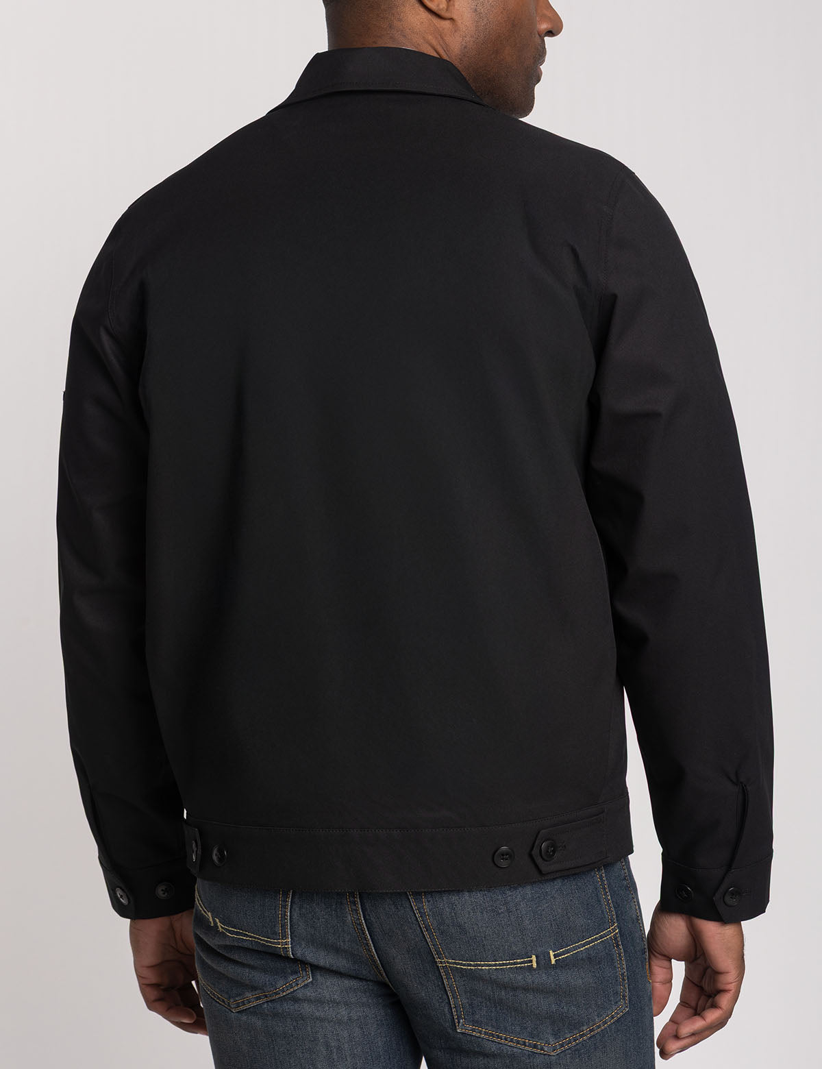 Lightweight Mechanic Jacket with Zip Pockets & Adjustable Fit