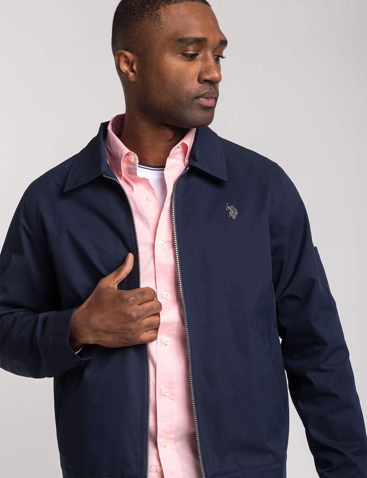 Lightweight Mechanic Jacket with Zip Pockets & Adjustable Fit