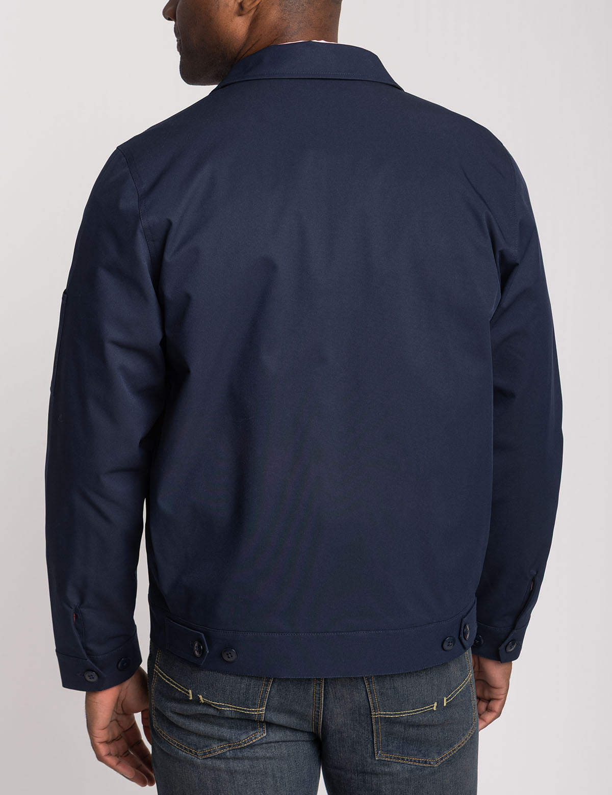 Lightweight Mechanic Jacket with Zip Pockets & Adjustable Fit