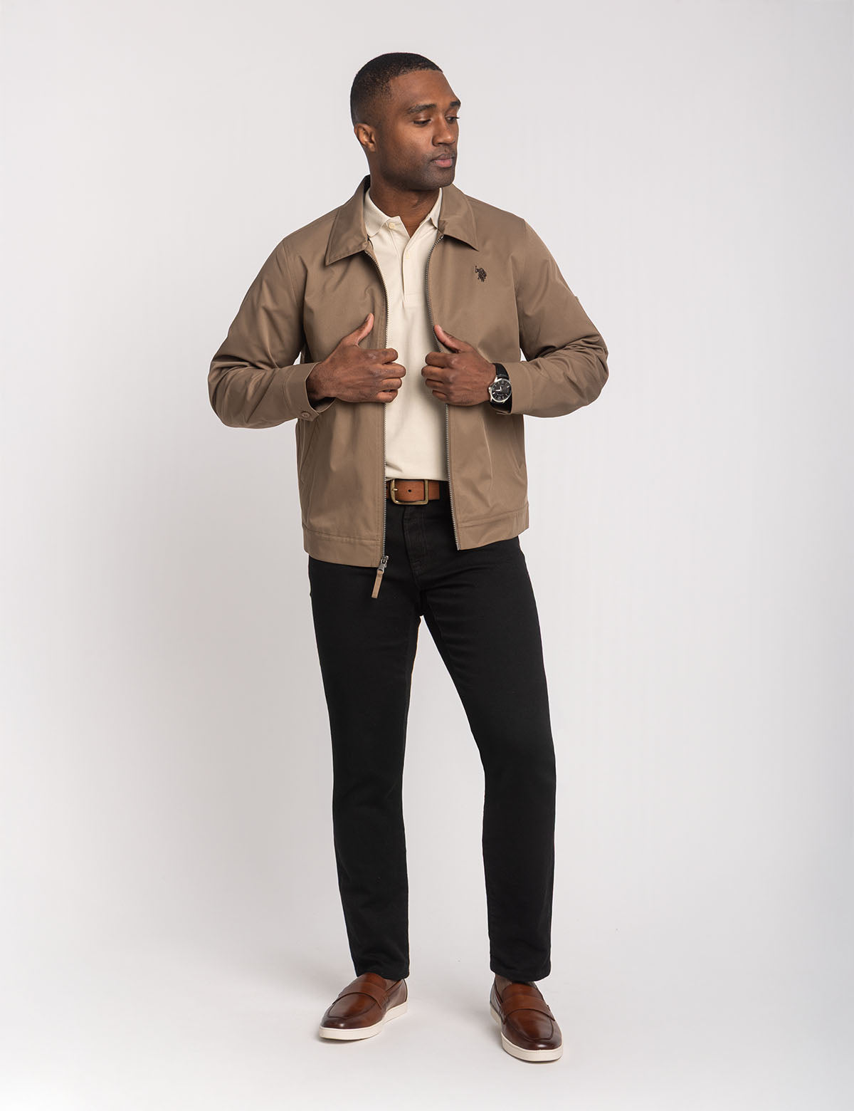 Lightweight Mechanic Jacket with Zip Pockets & Adjustable Fit