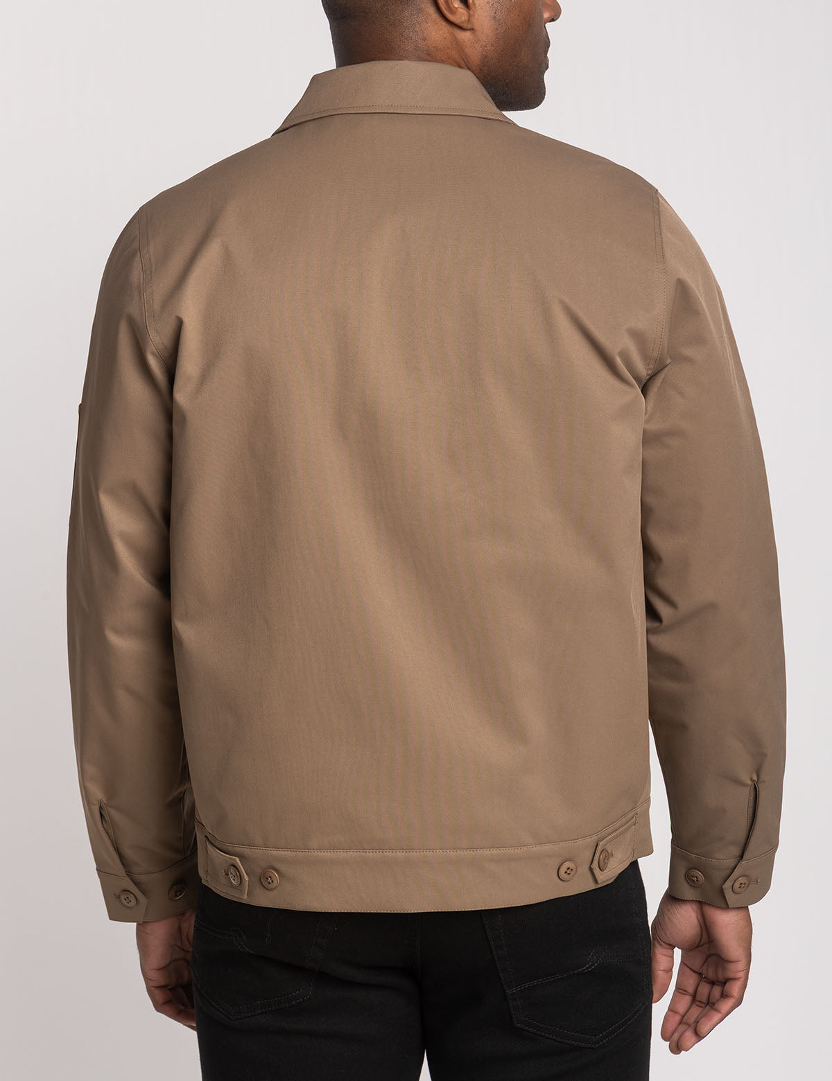 Lightweight Mechanic Jacket with Zip Pockets & Adjustable Fit