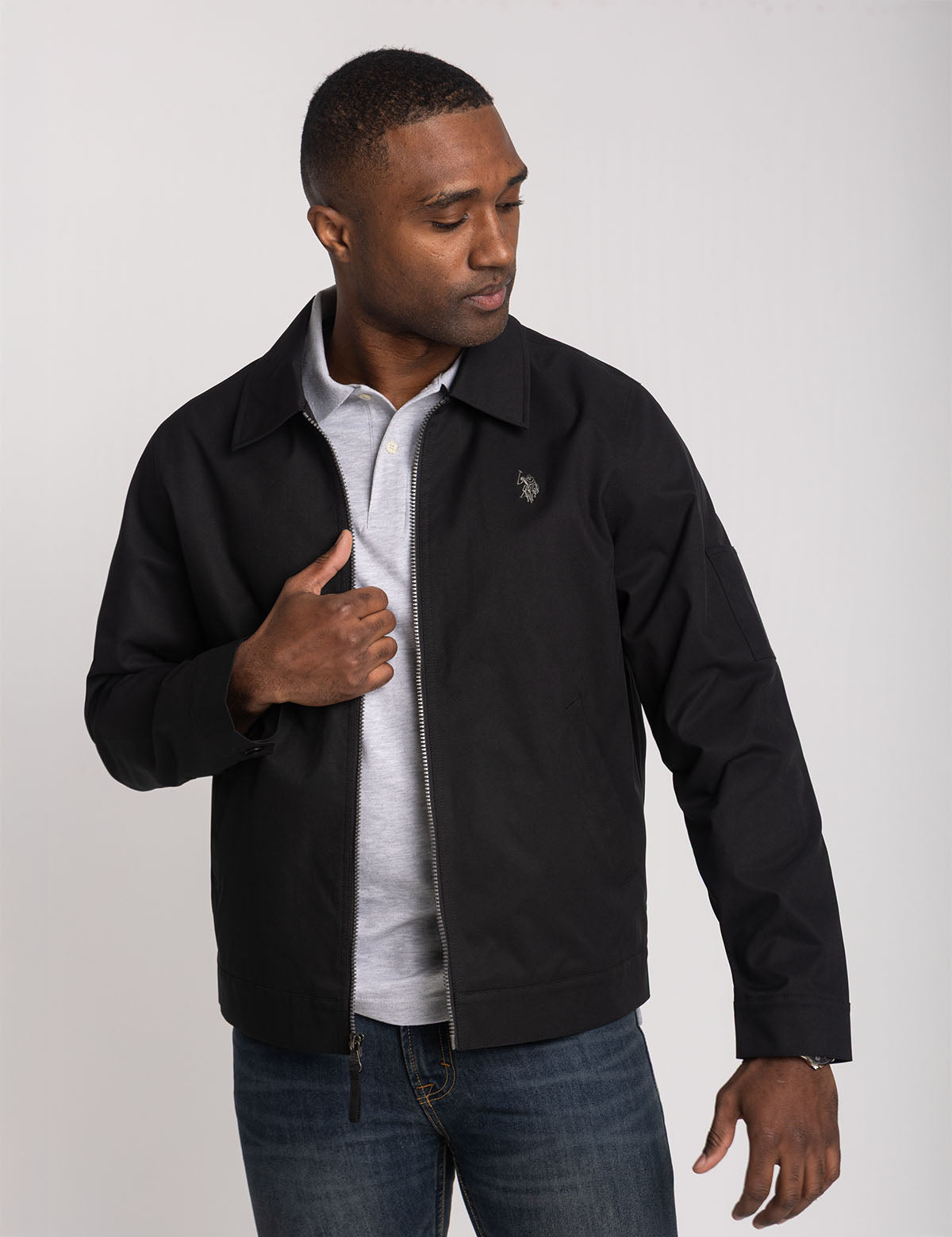 Lightweight Mechanic Jacket with Zip Pockets & Adjustable Fit
