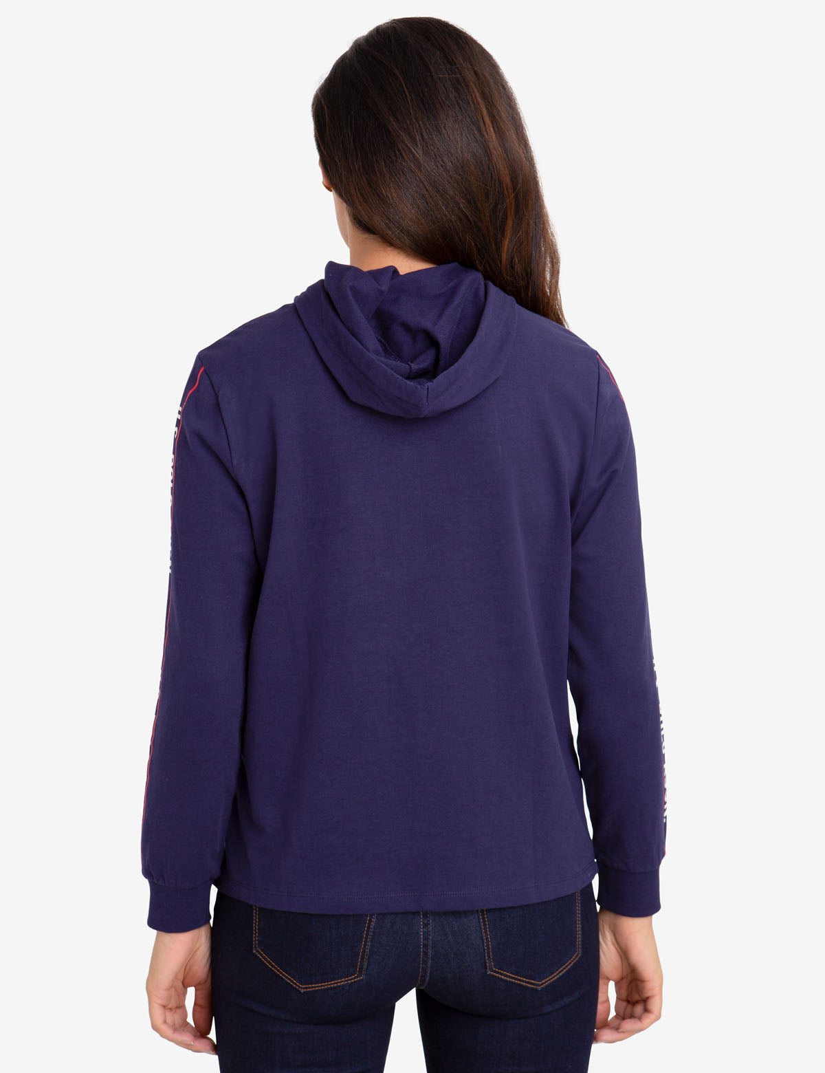U.S. Polo Assn. Cotton Logo Hoodie with Drawstring Hood