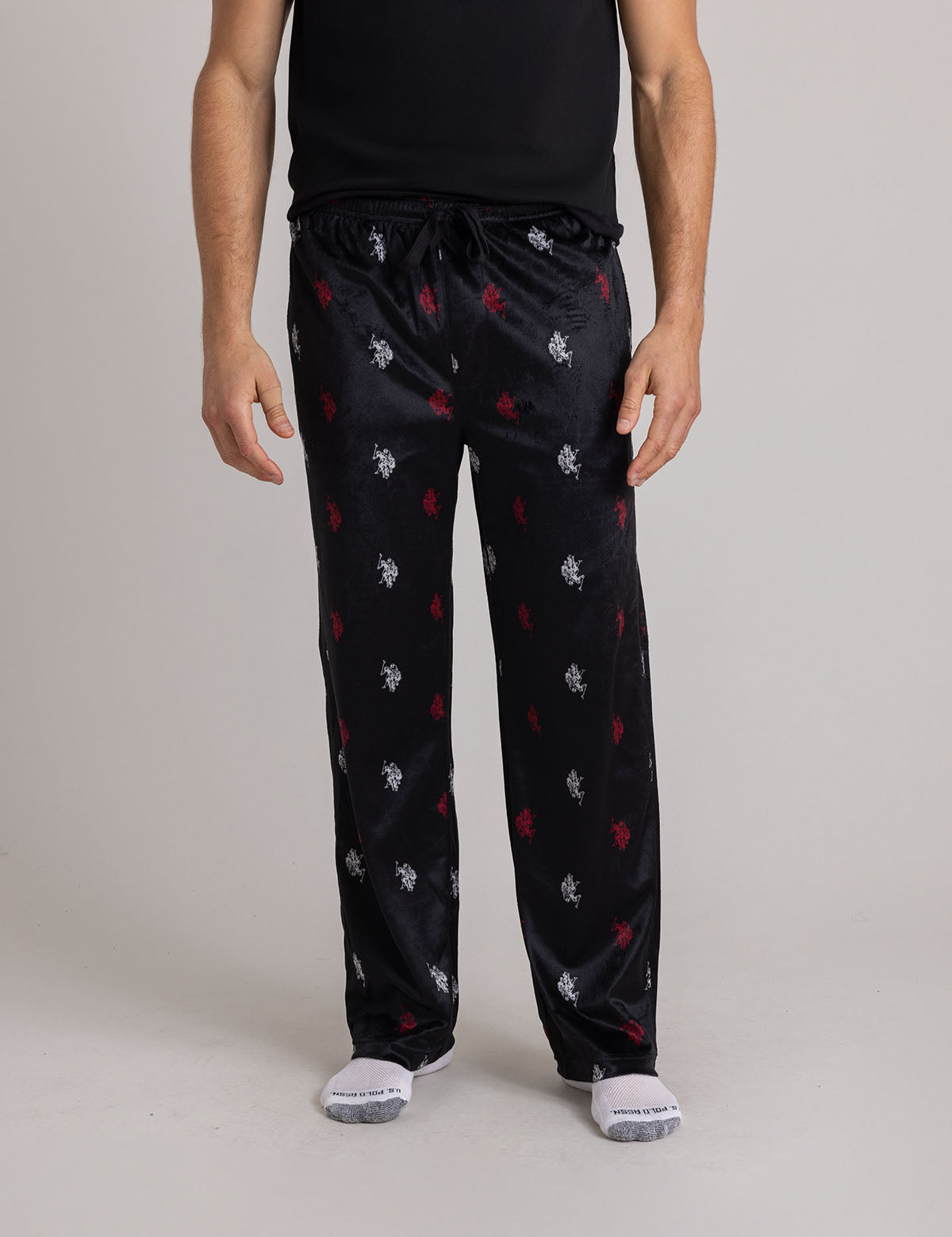 Luxe Fleece Pants with Logo - Cozy & Stylish Loungewear