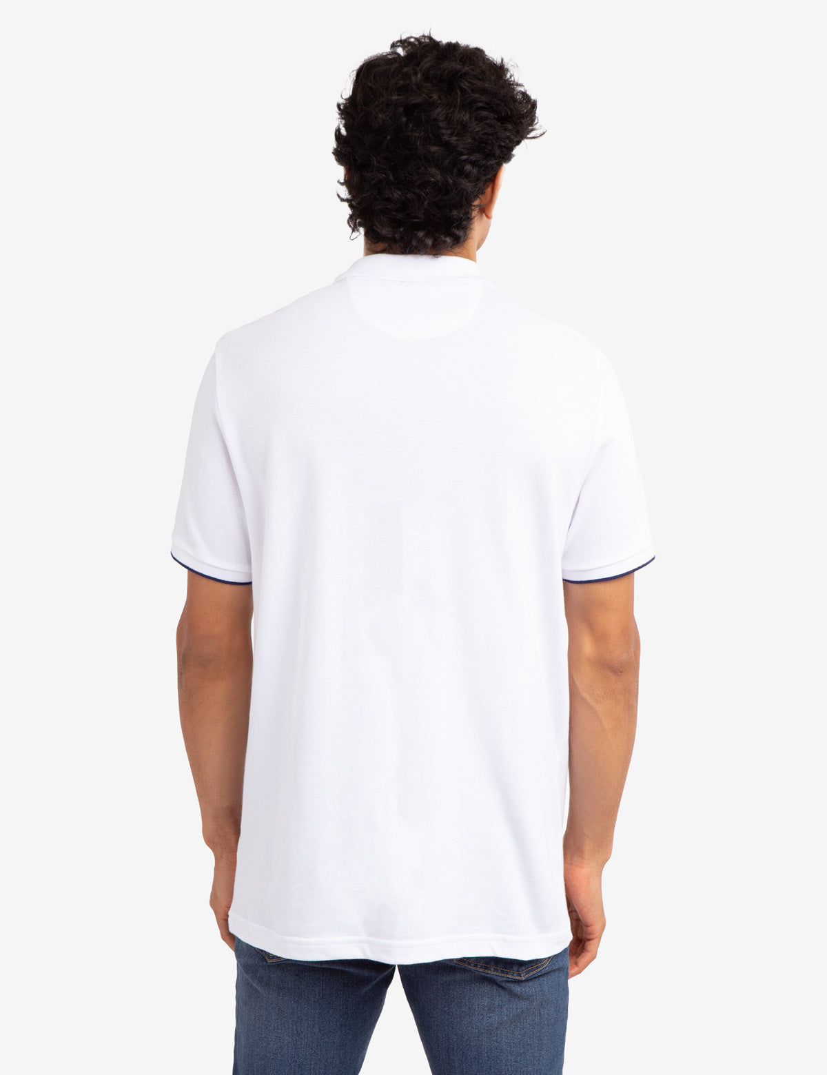 Men's Cotton Signature Stripe Pique Polo Shirt