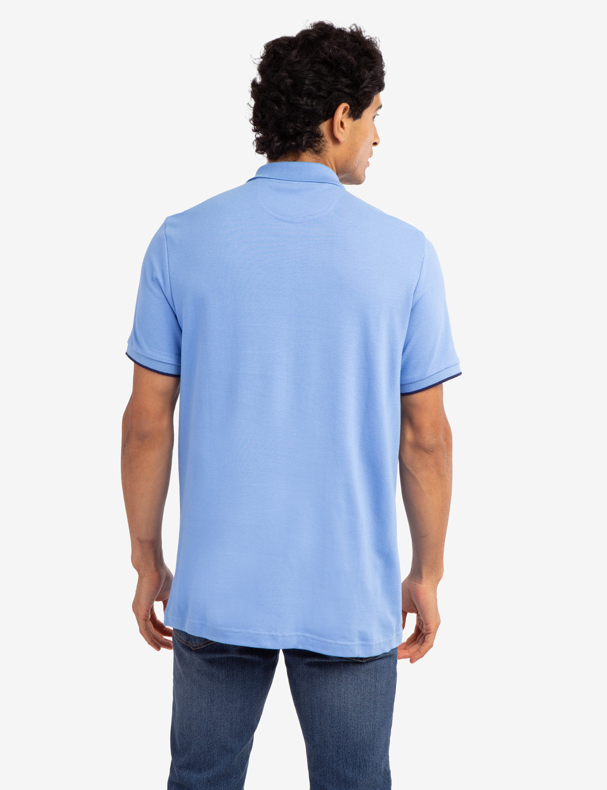Men's Cotton Signature Stripe Pique Polo Shirt