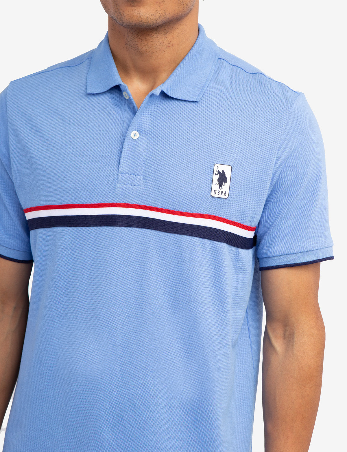 Men's Cotton Signature Stripe Pique Polo Shirt