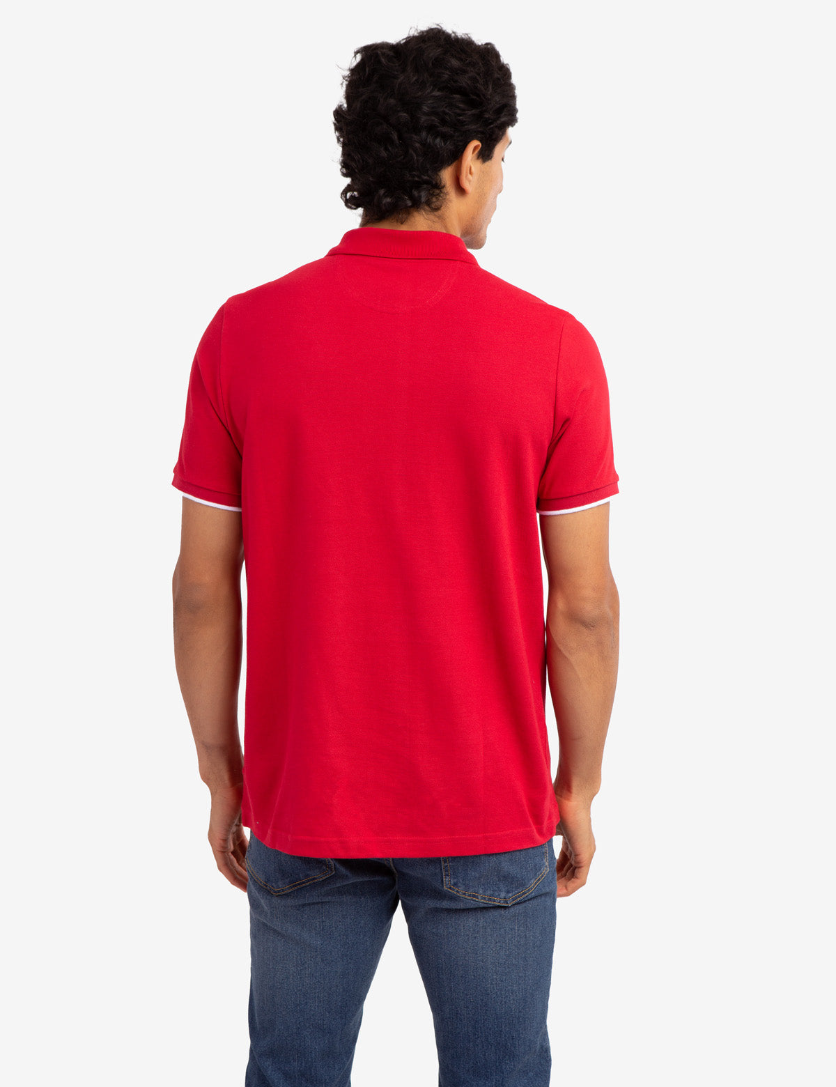 Men's Cotton Signature Stripe Pique Polo Shirt