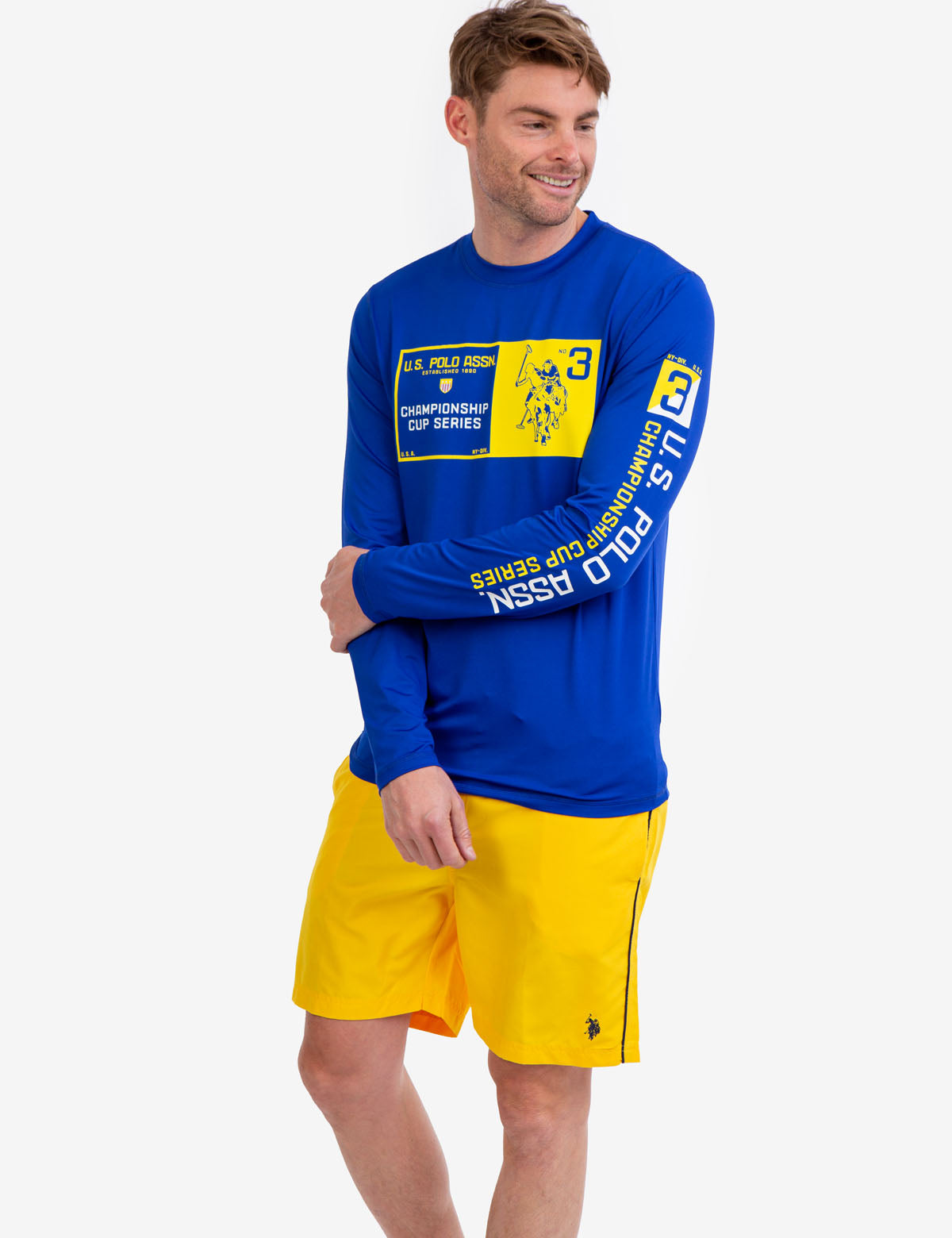 UV Protection Long Sleeve Graphic Logo Top