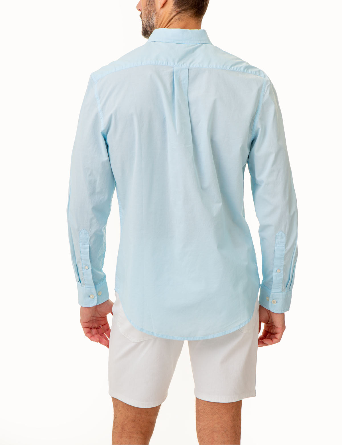 Men's Long Sleeve Madras Woven Shirt – Casual Plaid Button-Up