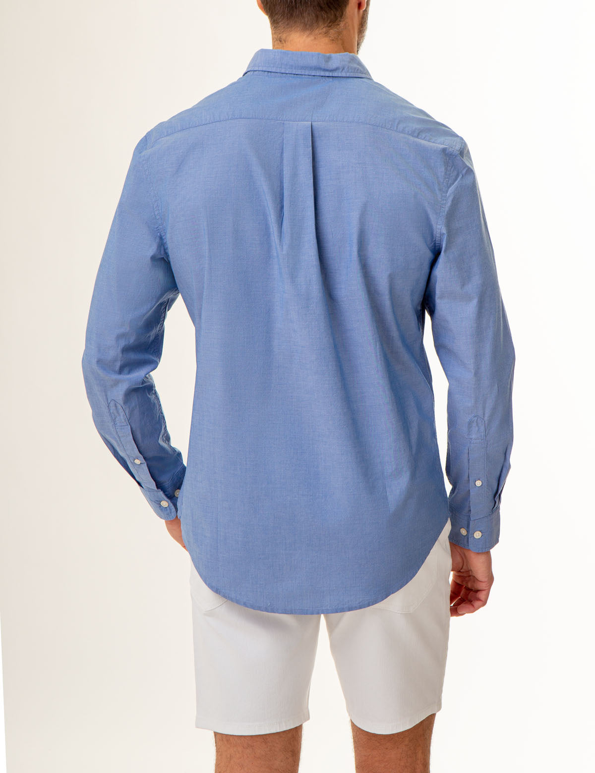 Men's Long Sleeve Madras Woven Shirt – Casual Plaid Button-Up