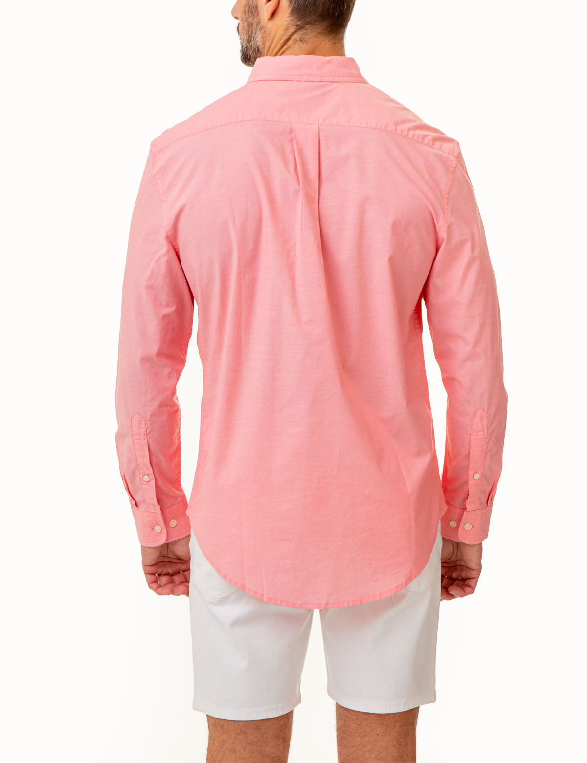 Men's Long Sleeve Madras Woven Shirt – Casual Plaid Button-Up