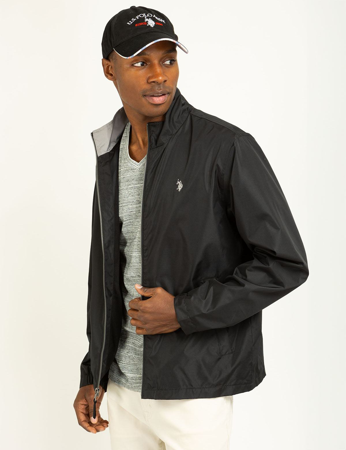 Men's Center Logo Twill Baseball Cap - Adjustable & Stylish