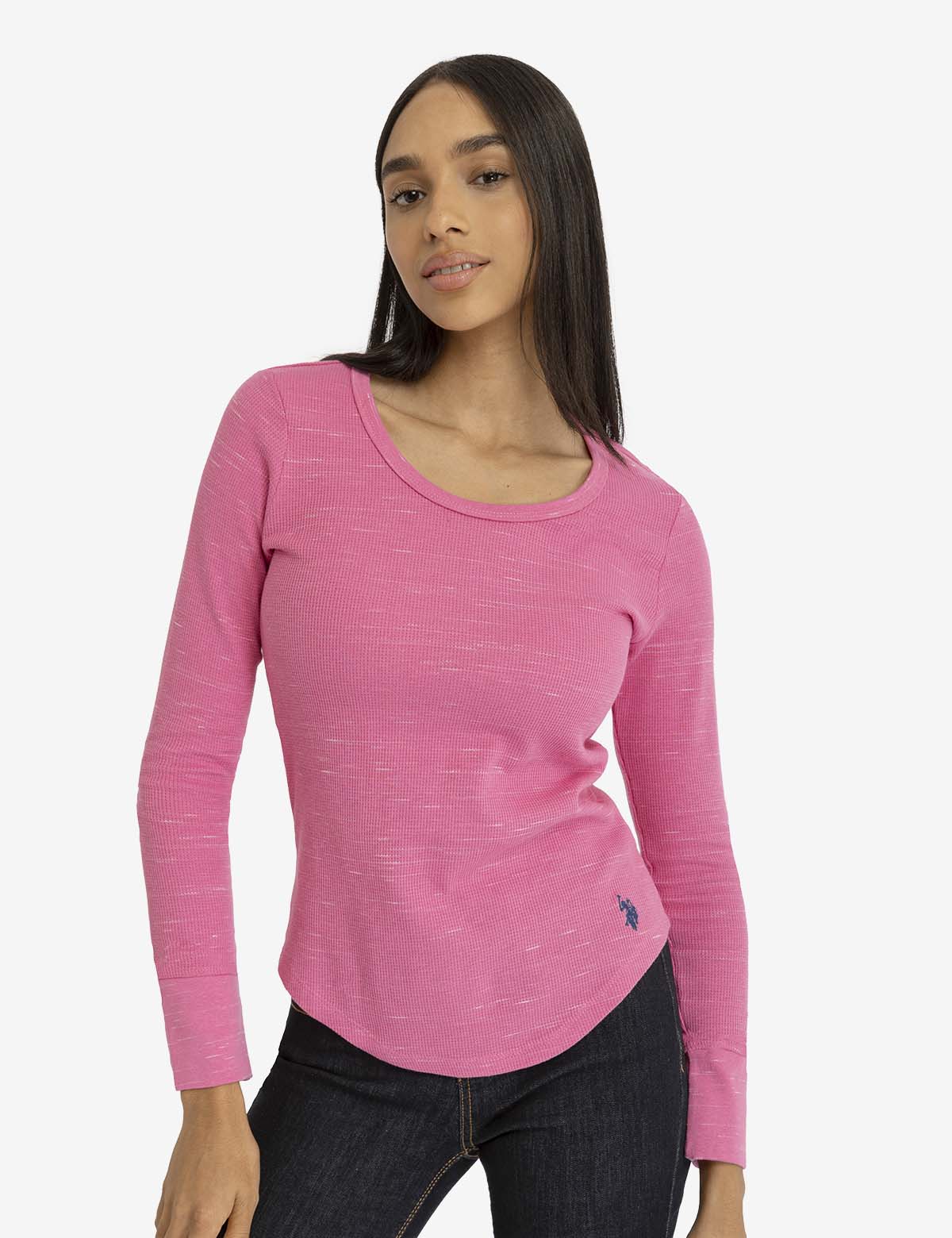 Space Dye Thermal Long Sleeve Shirt