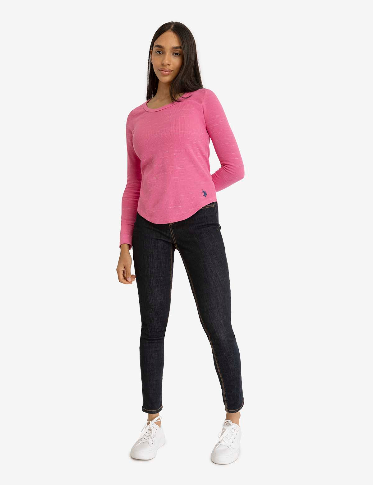 Space Dye Thermal Long Sleeve Shirt