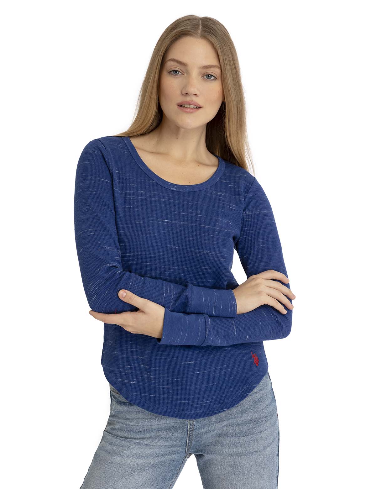 Space Dye Thermal Long Sleeve Shirt