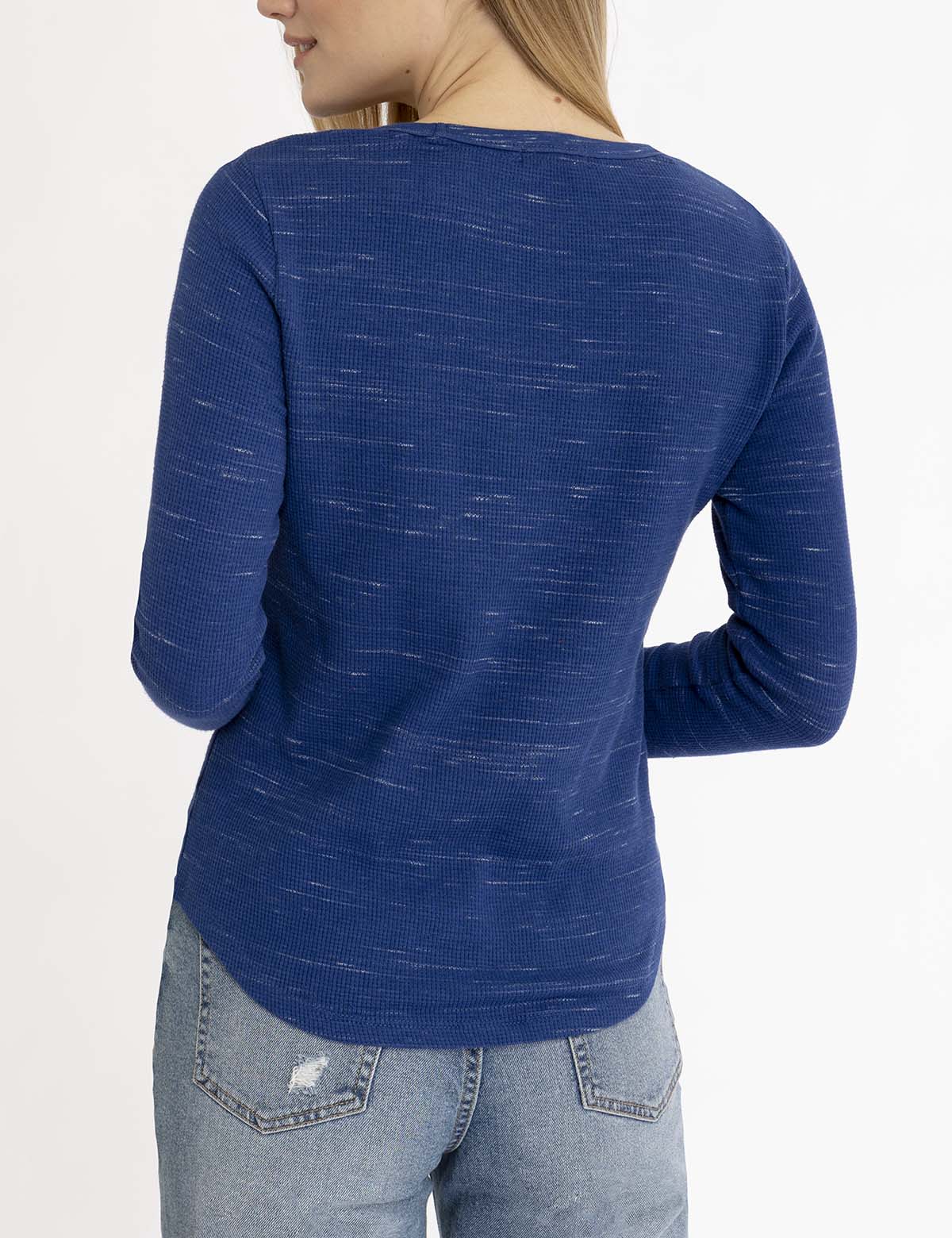 Space Dye Thermal Long Sleeve Shirt