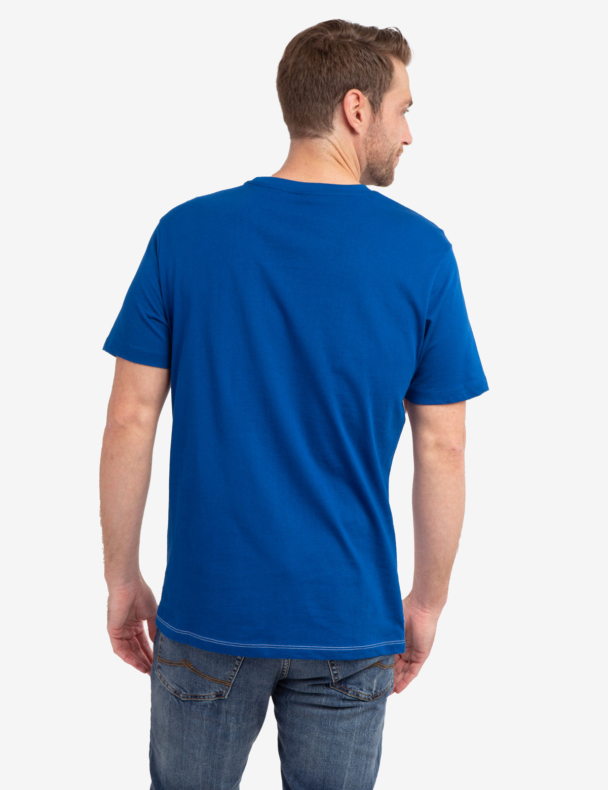 Los Angeles Colorblock Graphic T-Shirt with Embroidered Logo