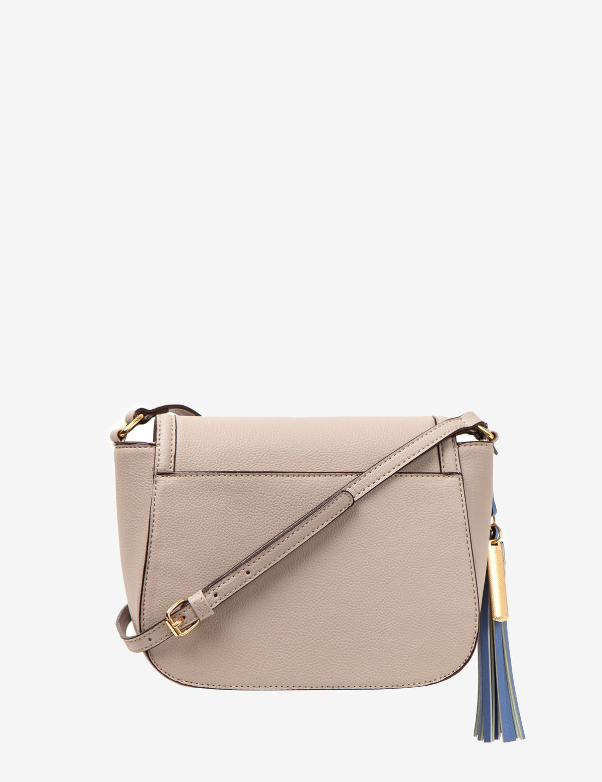 US Polo Assn Medallion Crossbody Bag with Adjustable Strap & Tassel