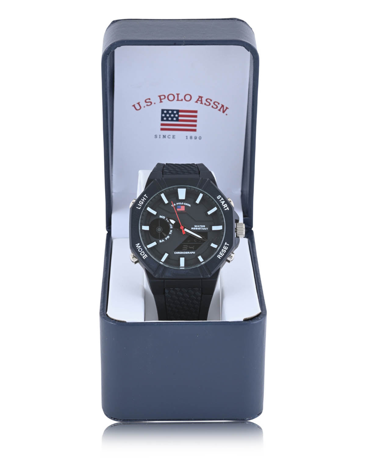 Men's Black Ana Digital Sports Watch - Waterproof & Durable