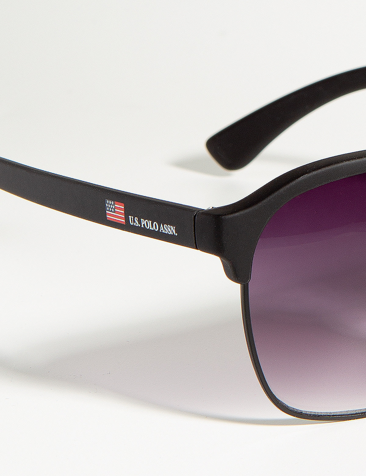 Men's Aviator Sunglasses - Matte Black & Grey Silver, UV Protection