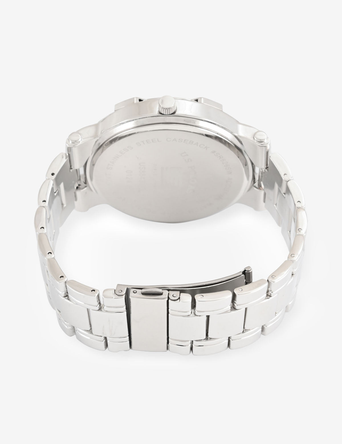 Silver Tone Men's Bracelet Watch with Rope Bezel