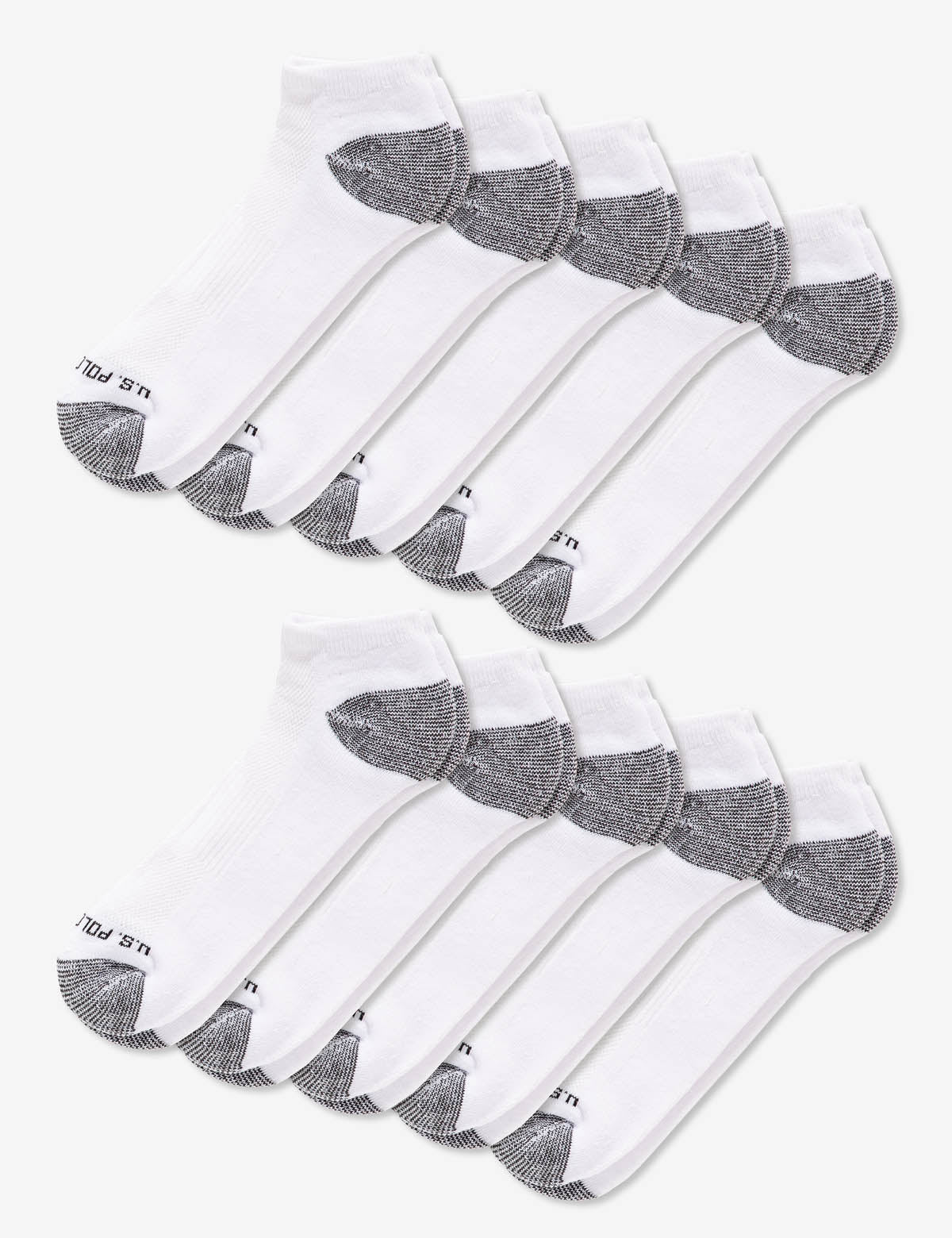 Men's 10-Pack Low Cut Performance Athletic Socks