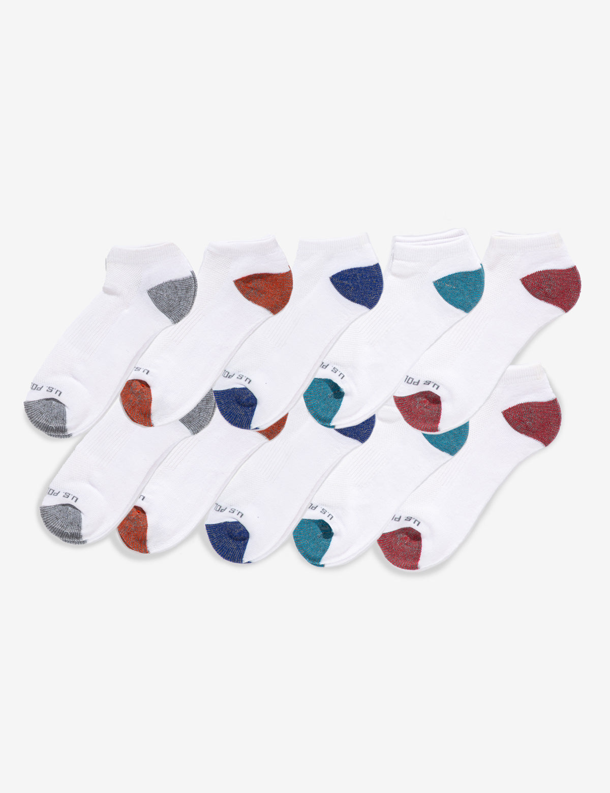 Men's 10-Pack Low Cut Performance Athletic Socks