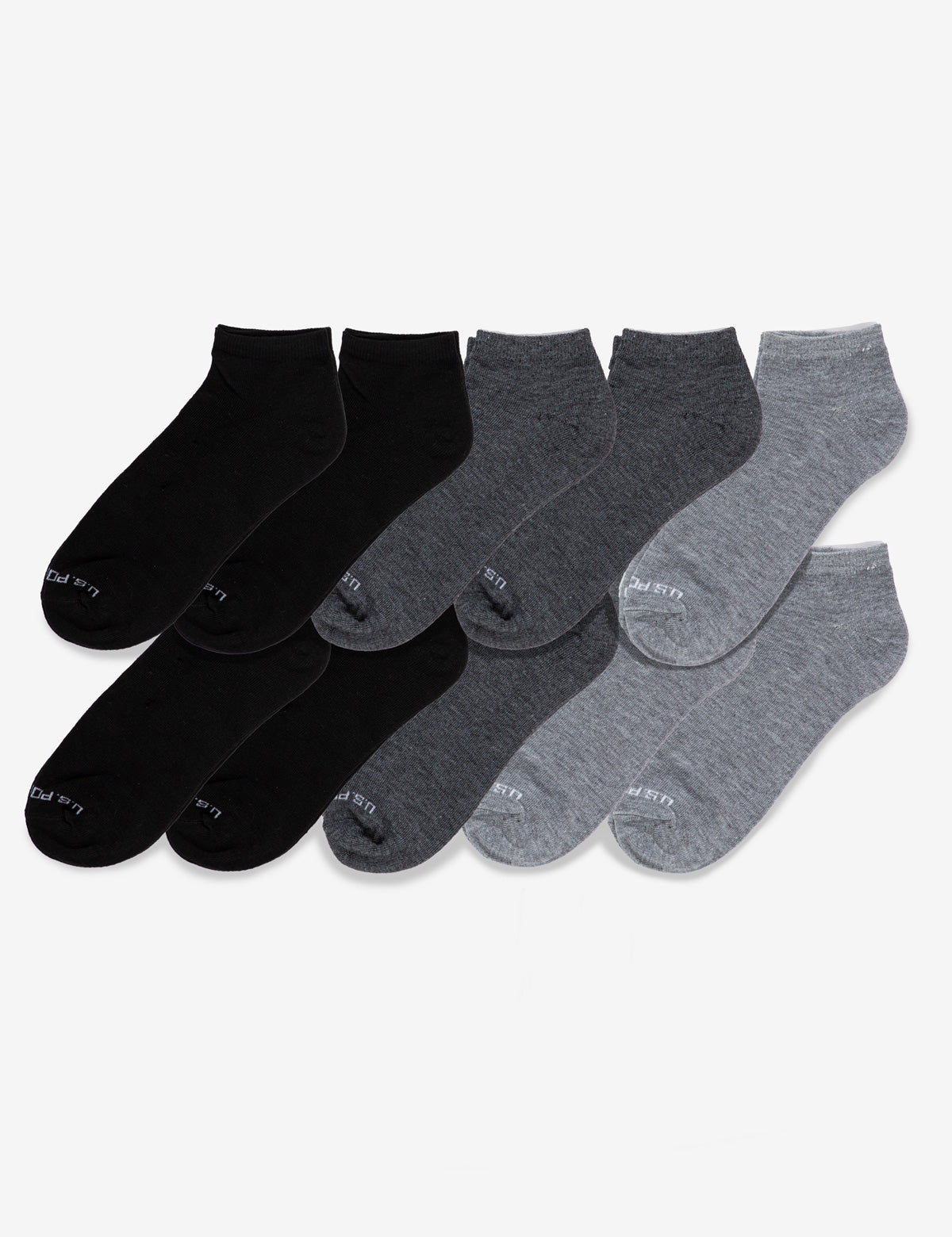 Men's 10-Pack Low Cut Ankle Socks – Breathable & Comfortable