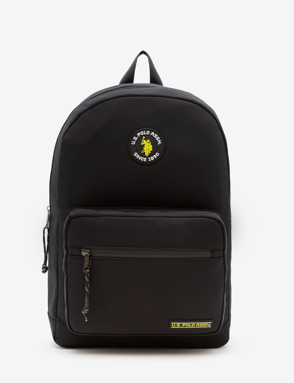 U.S. Polo Assn. Men's Black Backpack with Adjustable Straps