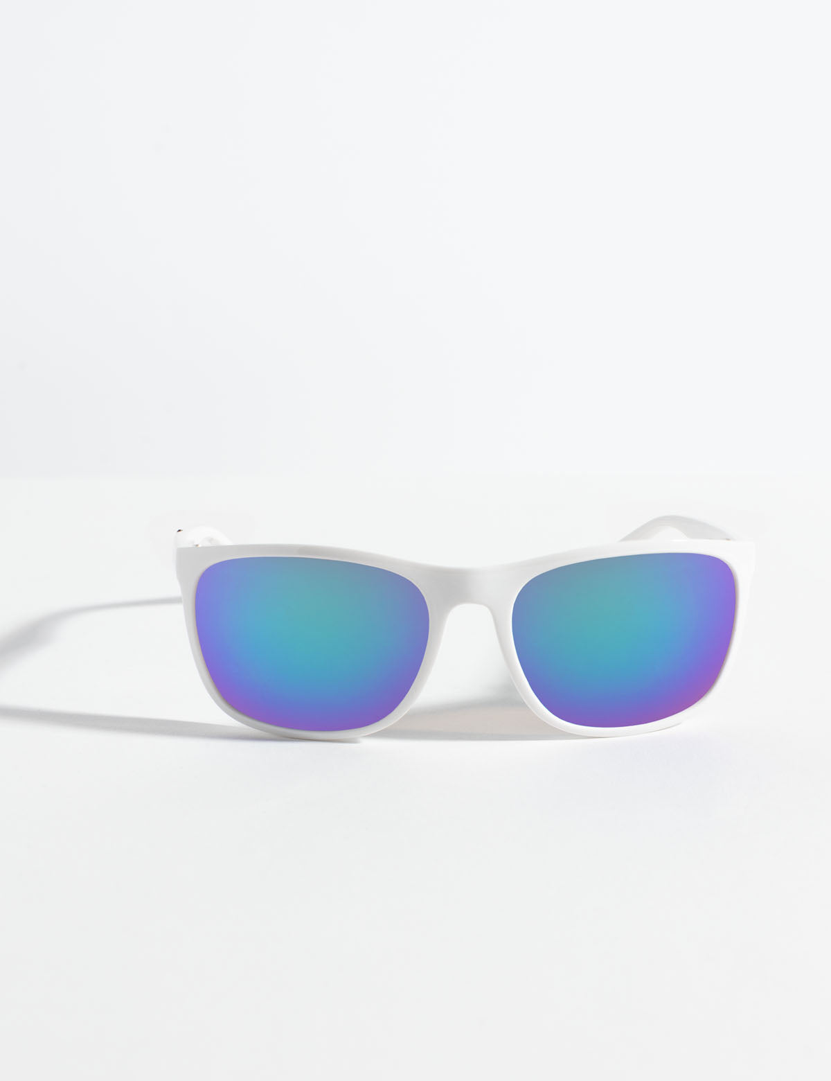 Men's Matte Black Rectangular Sunglasses – UV Protection