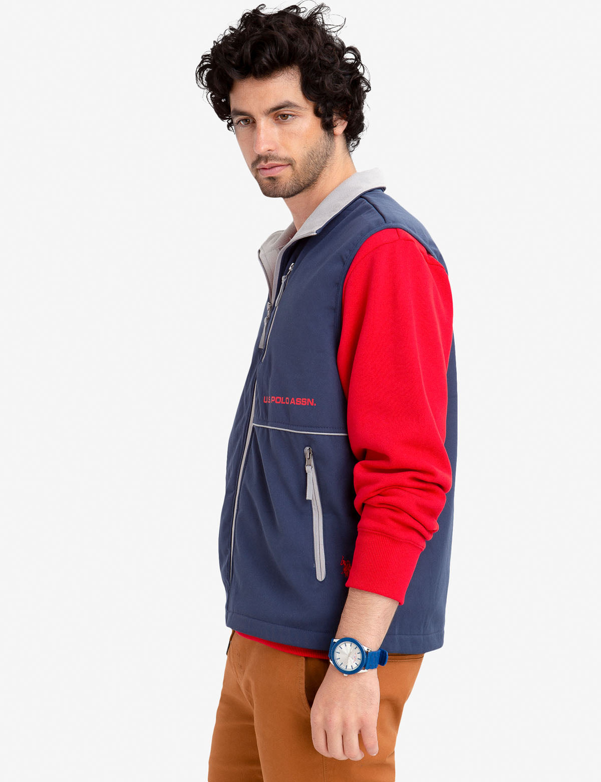 U.S. Polo Assn. Mesh Lined Vest for Men