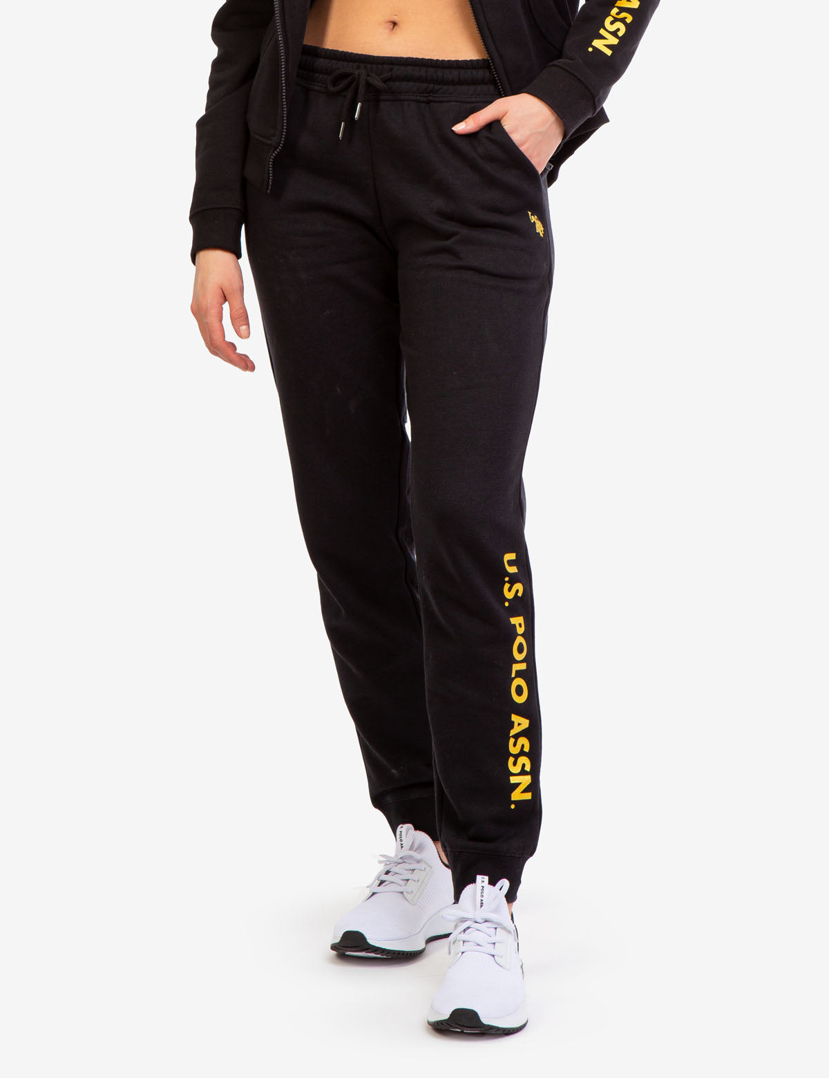 Metallic Logo Jogger Pants for Men - Stylish & Comfortable