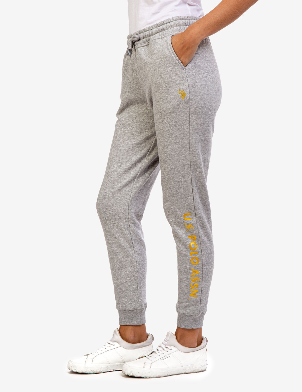 Metallic Logo Jogger Pants for Men - Stylish & Comfortable