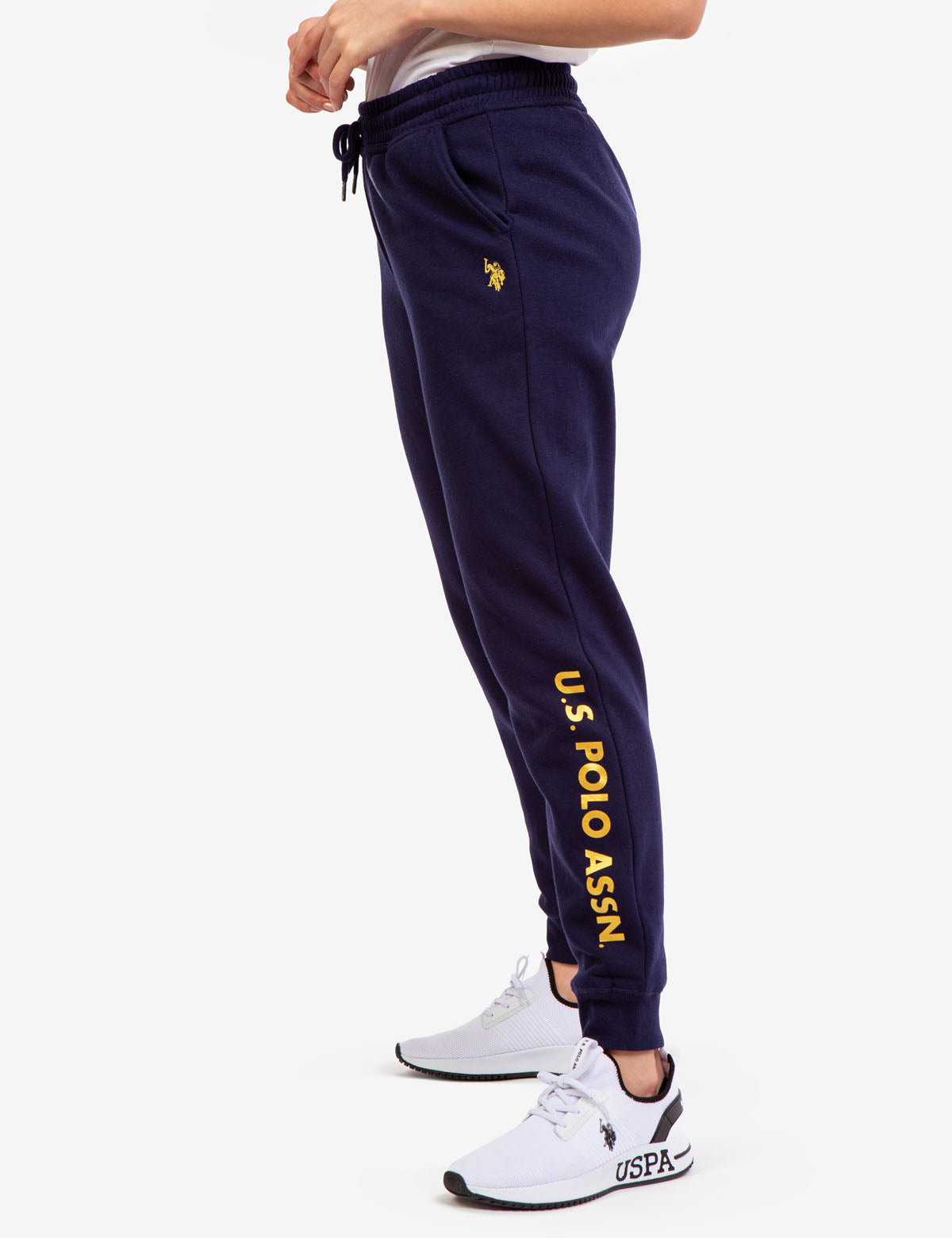Metallic Logo Jogger Pants for Men - Stylish & Comfortable