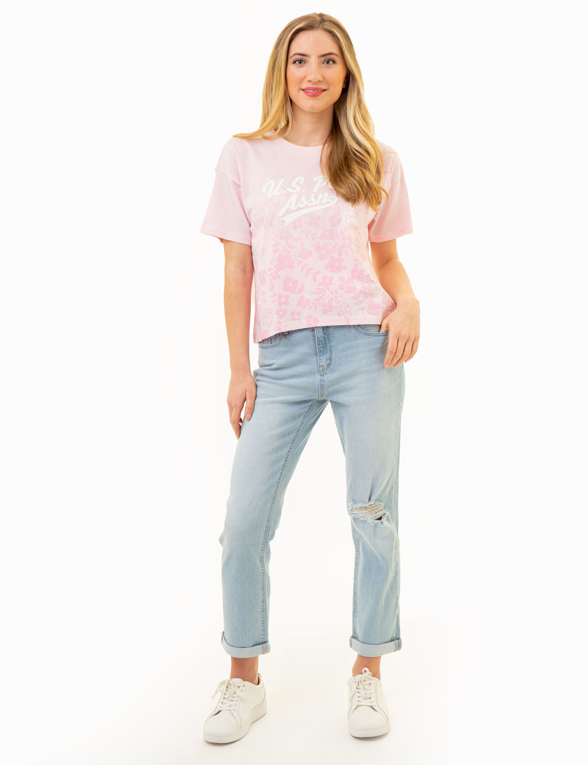 Women's Mid Rise Boyfriend Jeans - Relaxed Fit Denim
