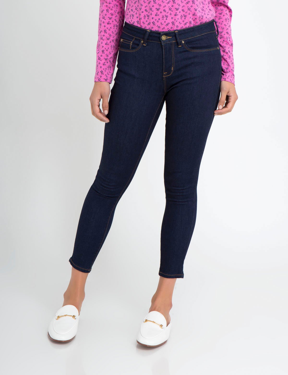 Women's Mid Rise Stretch Denim Jeggings - 5 Pocket Style