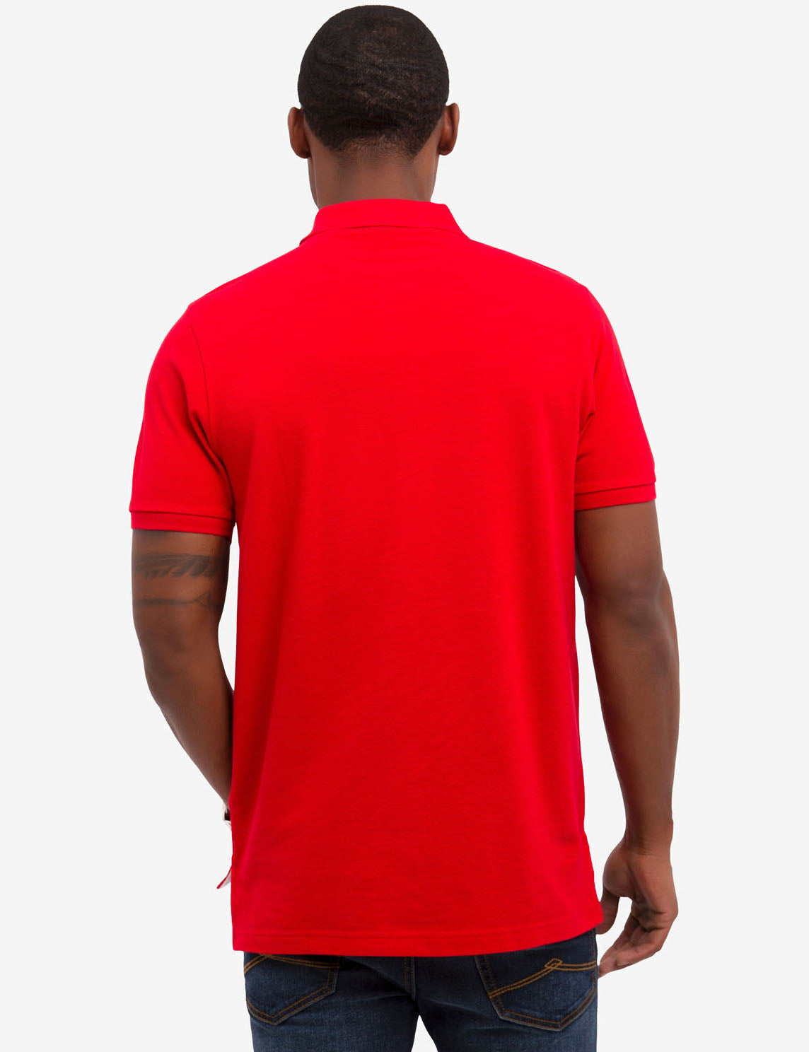 Men's Big Logo Polo Shirt - Multi Color Cotton Embroidered Design