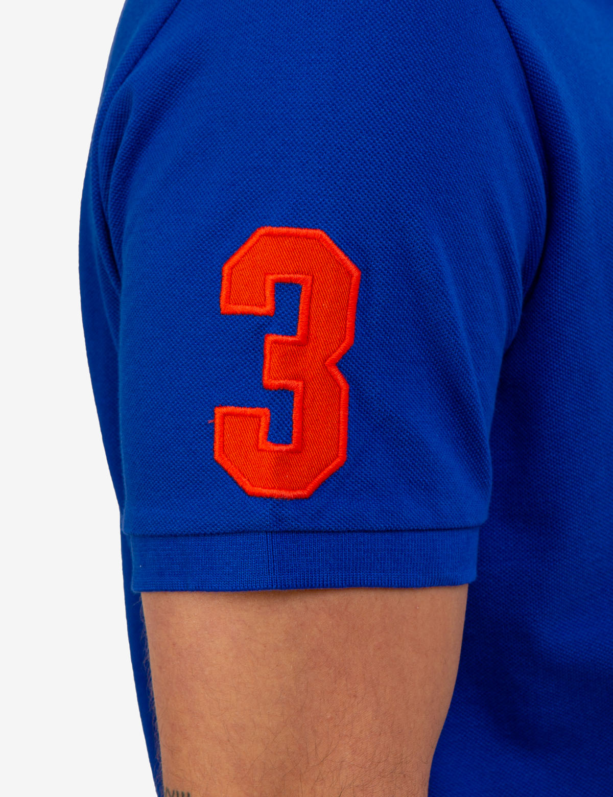 Colorful Embroidered Logo Polo Shirt for Men - Big Logo Design