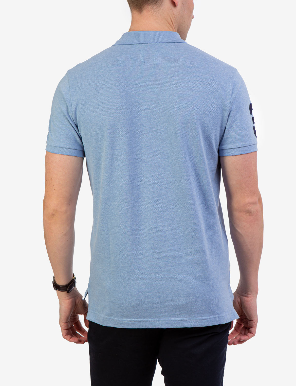 Colorful Embroidered Logo Polo Shirt for Men - Big Logo Design