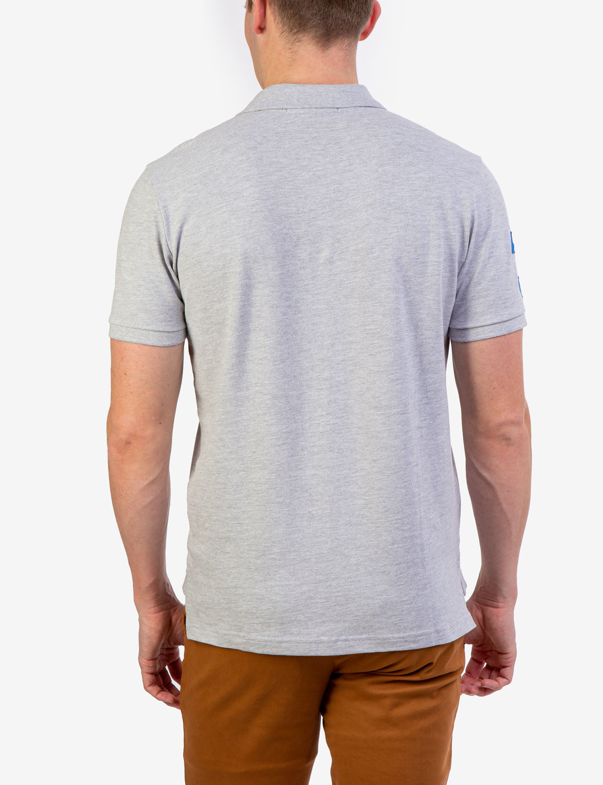 Colorful Embroidered Logo Polo Shirt for Men - Big Logo Design