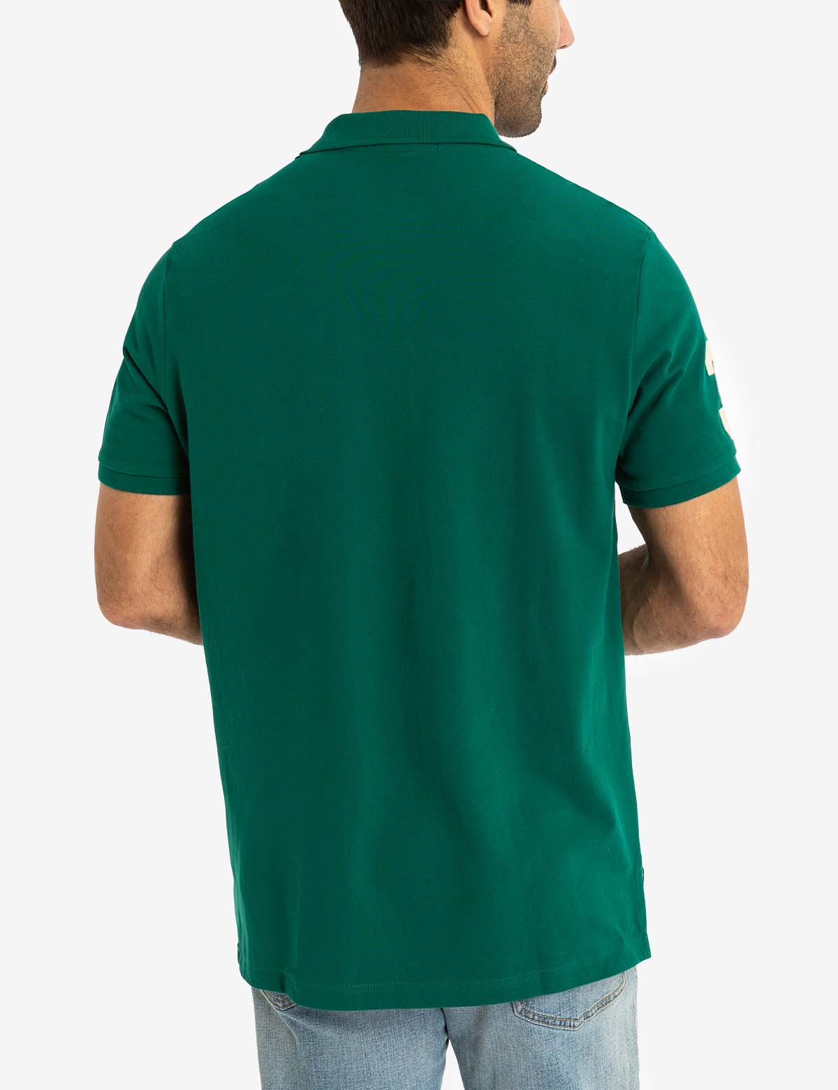 Colorful Embroidered Logo Polo Shirt for Men - Big Logo Design