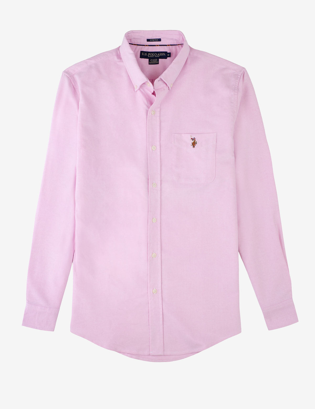 Men's Classic Oxford Polo Shirt with Embroidered Logo