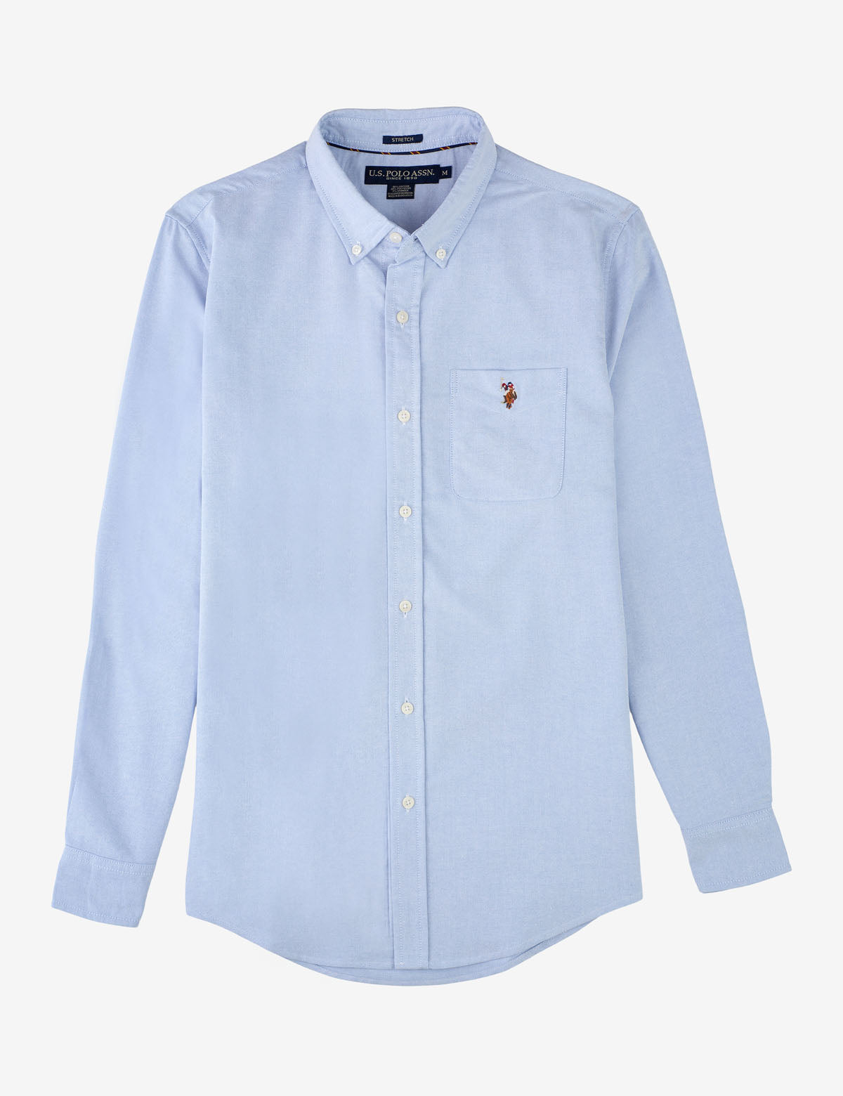 Men's Classic Oxford Polo Shirt with Embroidered Logo