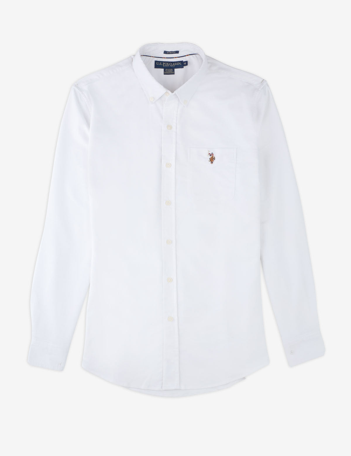 Men's Classic Oxford Polo Shirt with Embroidered Logo