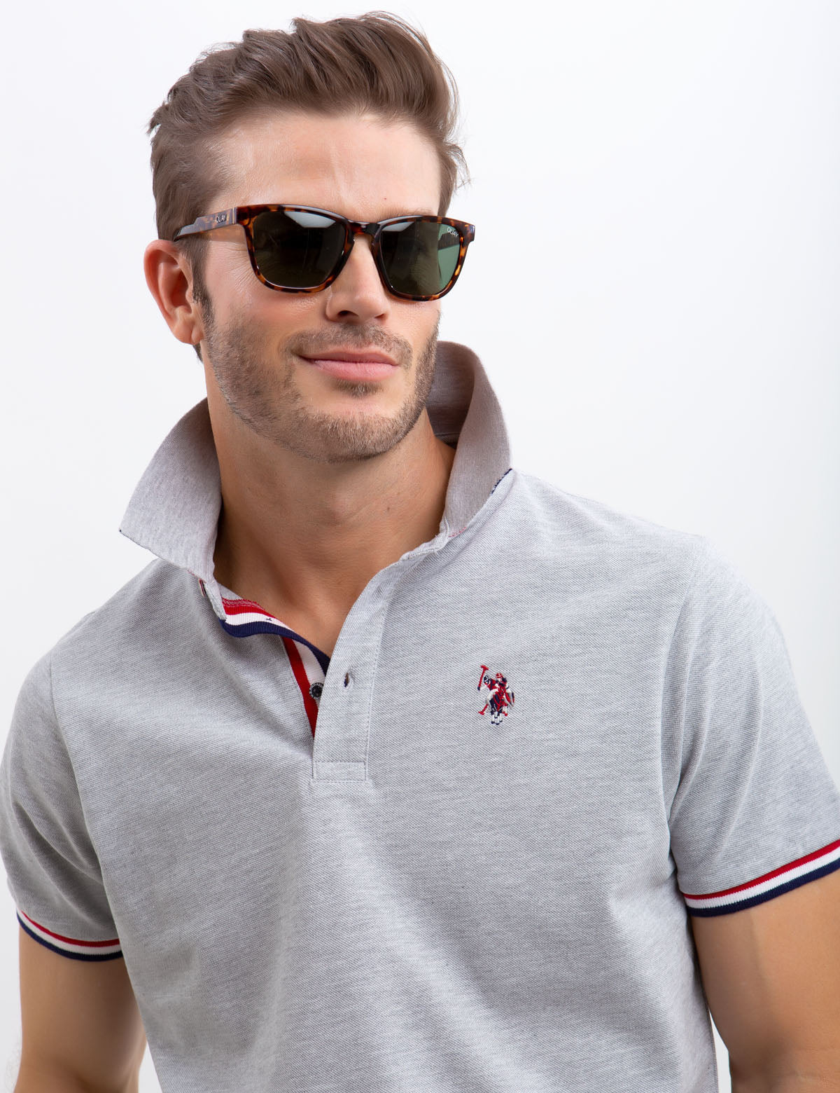 U.S. Polo Assn. Multi-Tipped Short Sleeve Polo Shirt